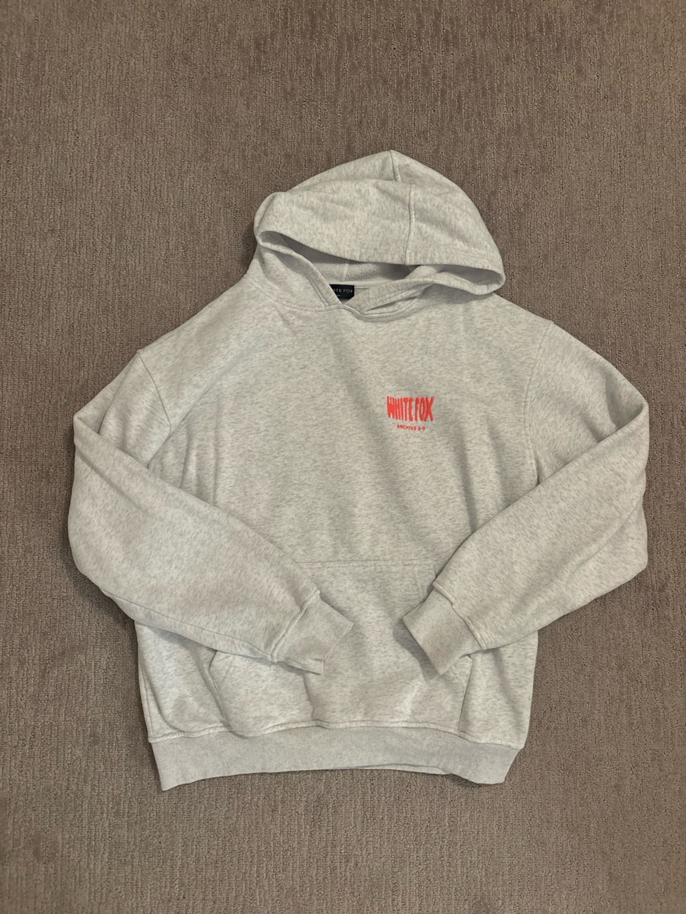 White fox hoodie
